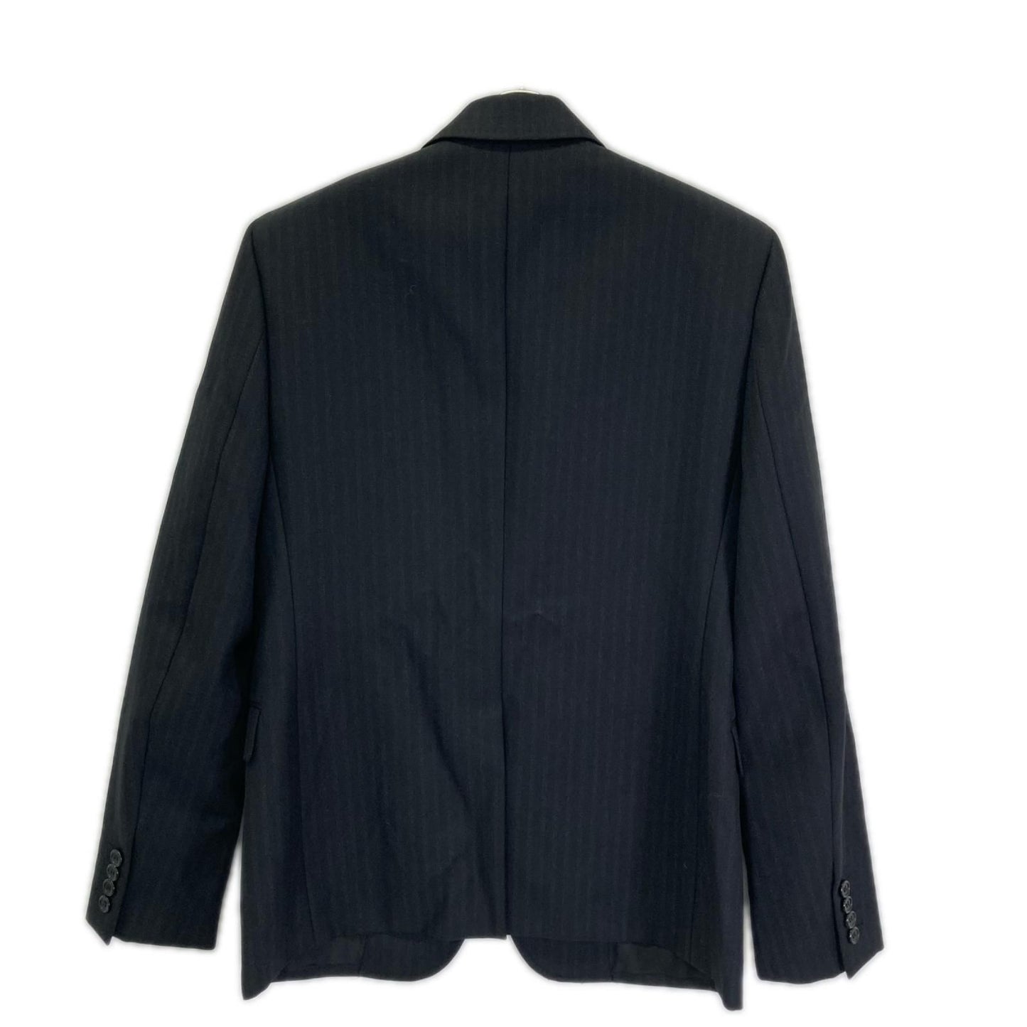 Saint Laurent Paris Black Wool Stripe Tailored Jacket 46 — view 2