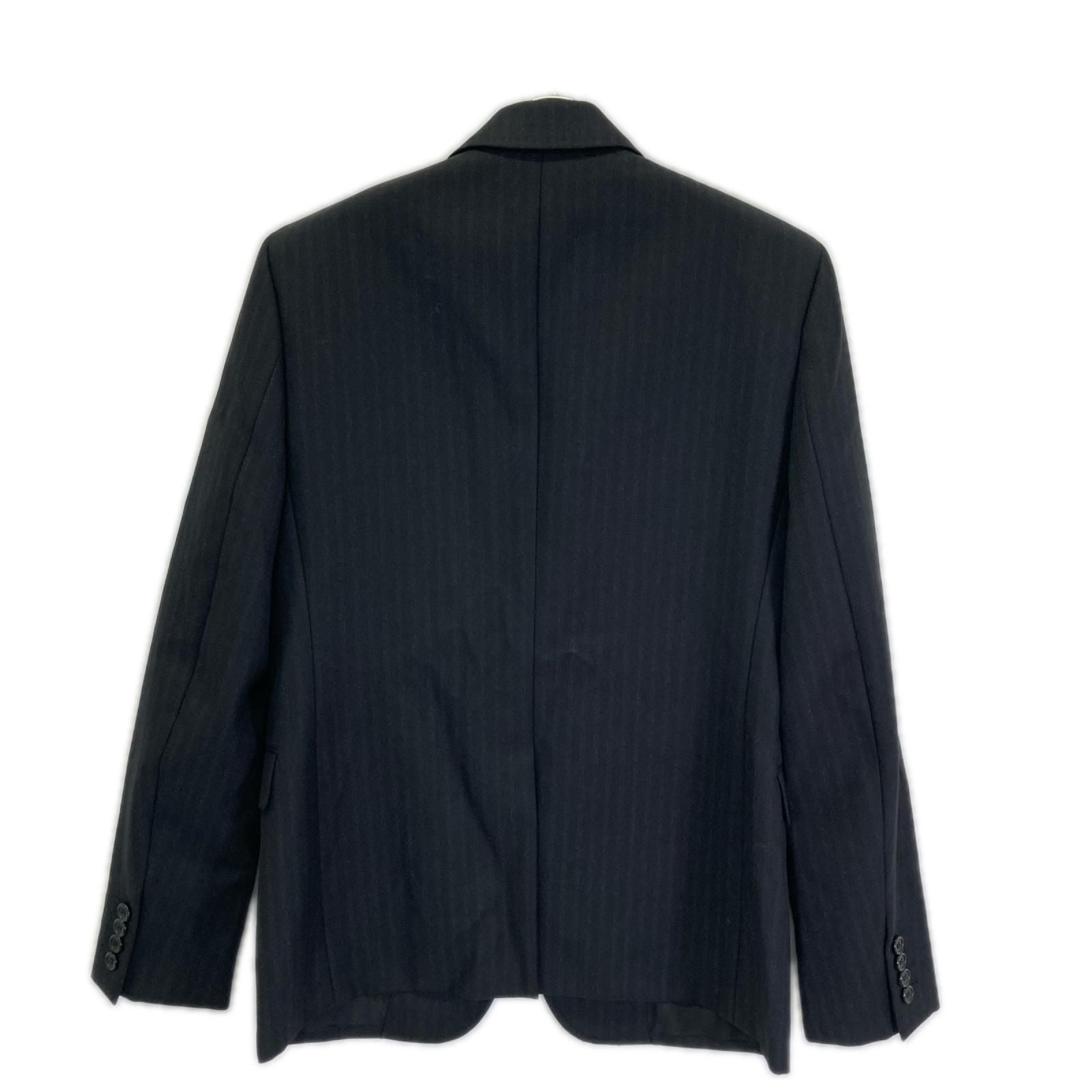 Saint Laurent Paris Black Wool Stripe Tailored Jacket 46 — view 2