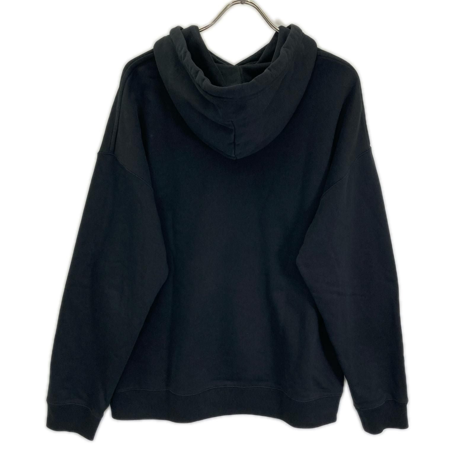 Loewe Leather Trim Anagram Relaxed Fit Hoodie — view 2