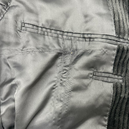 Saint Laurent Black Corduroy Tailored Jacket — view 7