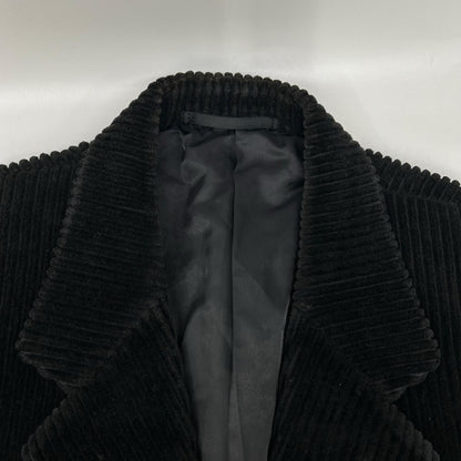 Saint Laurent Black Corduroy Tailored Jacket — view 8
