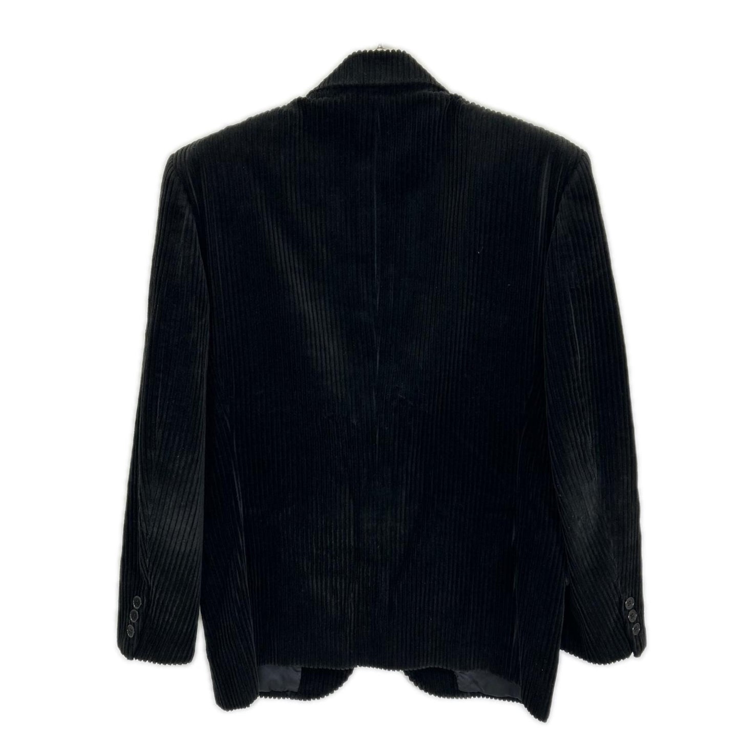 Saint Laurent Black Corduroy Tailored Jacket — view 2