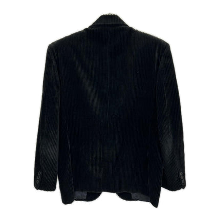 Saint Laurent Black Corduroy Tailored Jacket — view 2