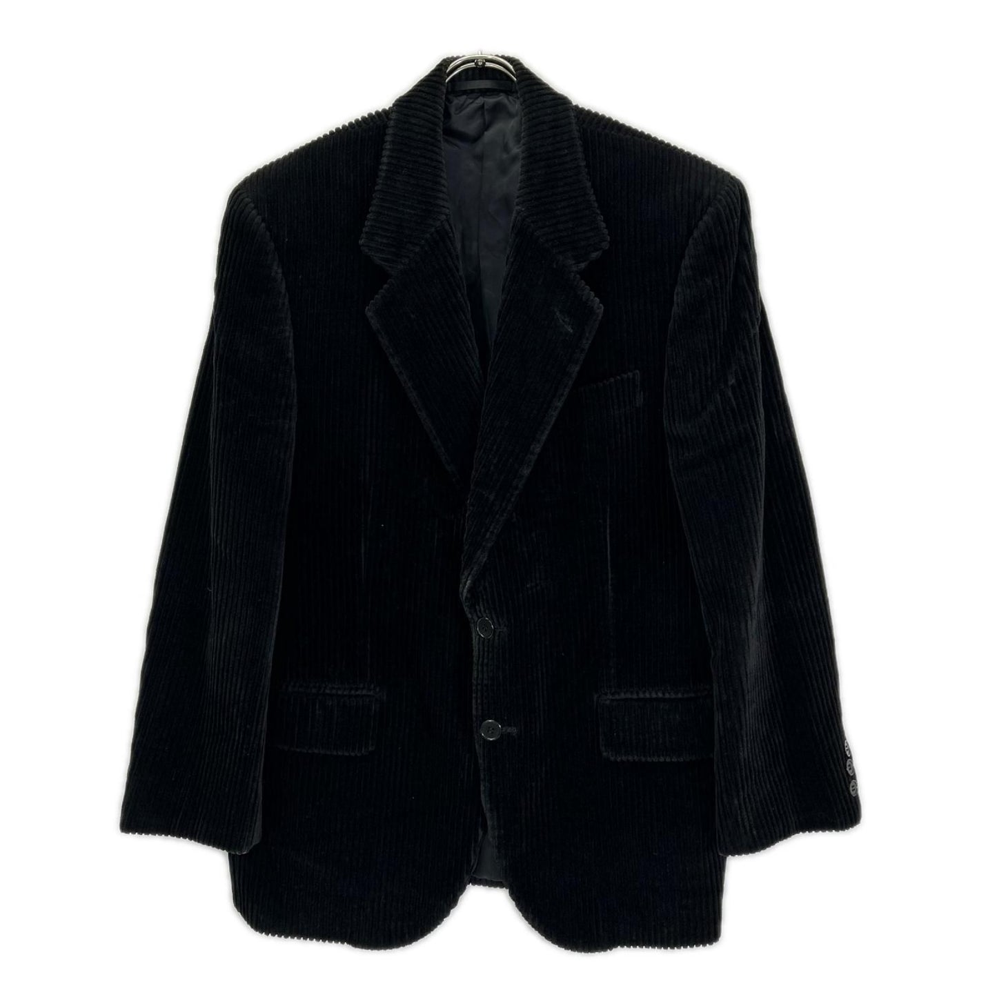 Saint Laurent Black Corduroy Tailored Jacket
