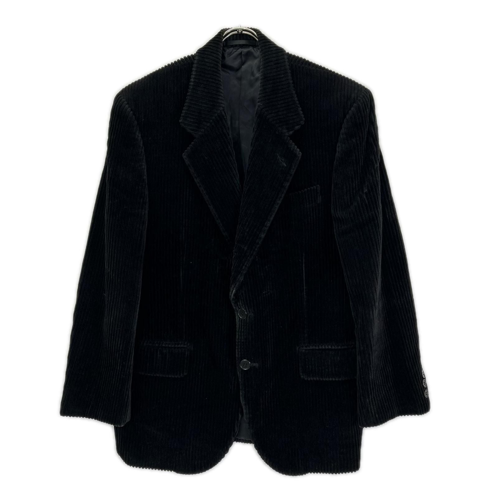 Saint Laurent Black Corduroy Tailored Jacket