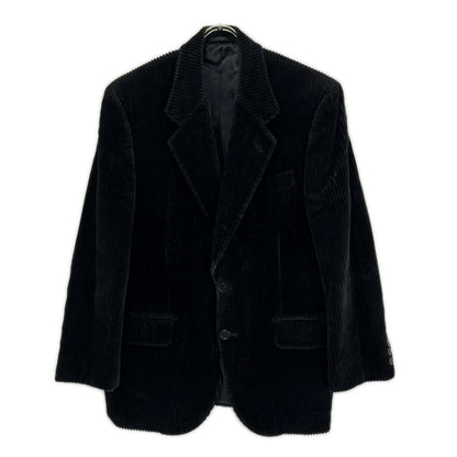 Saint Laurent Black Corduroy Tailored Jacket