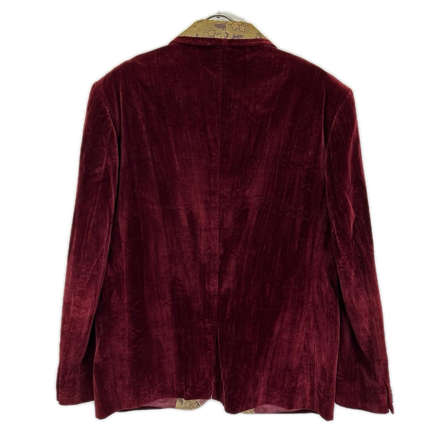 Dolce & Gabbana D&G Burgundy Velour Tuxedo Jacket 54 — view 2