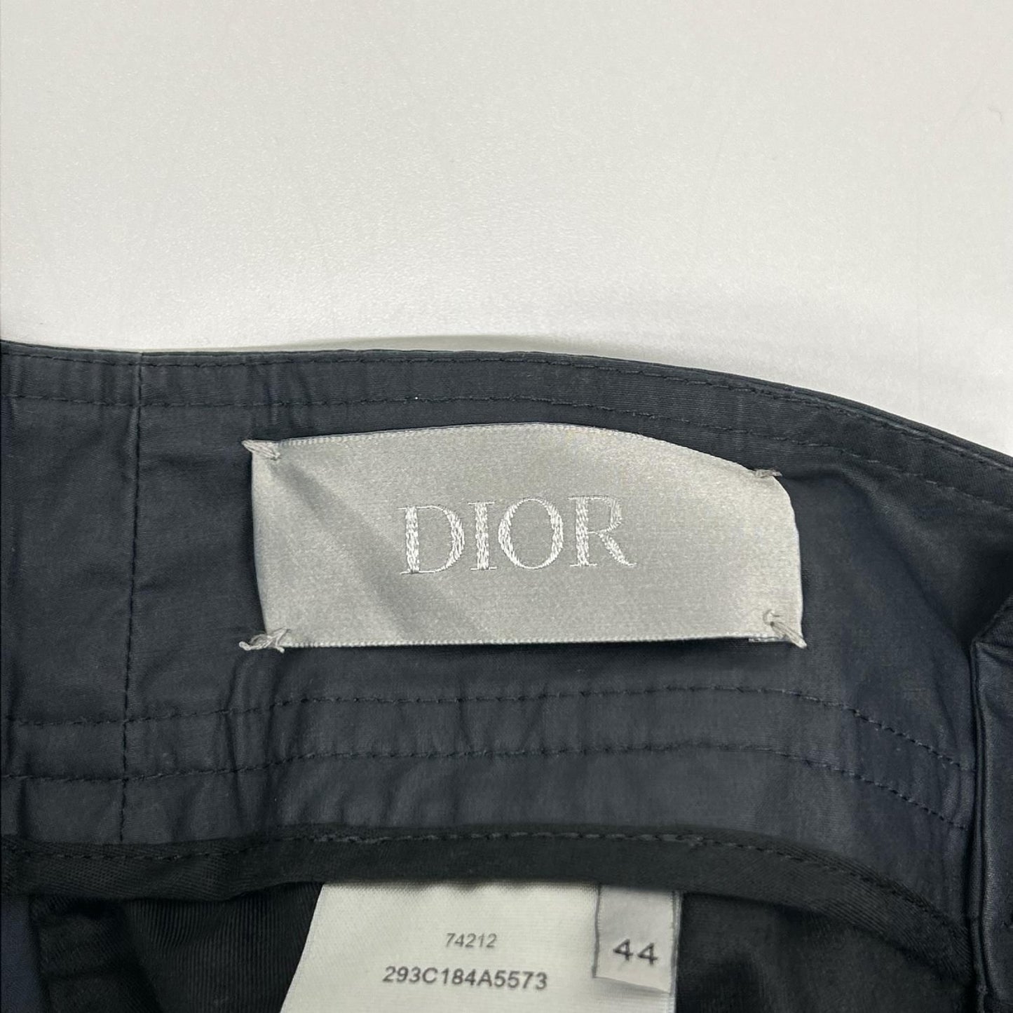 Dior Homme Roller Coat Star Buckle Cargo Pants Knee Patch Military Coated Cotton — view 3