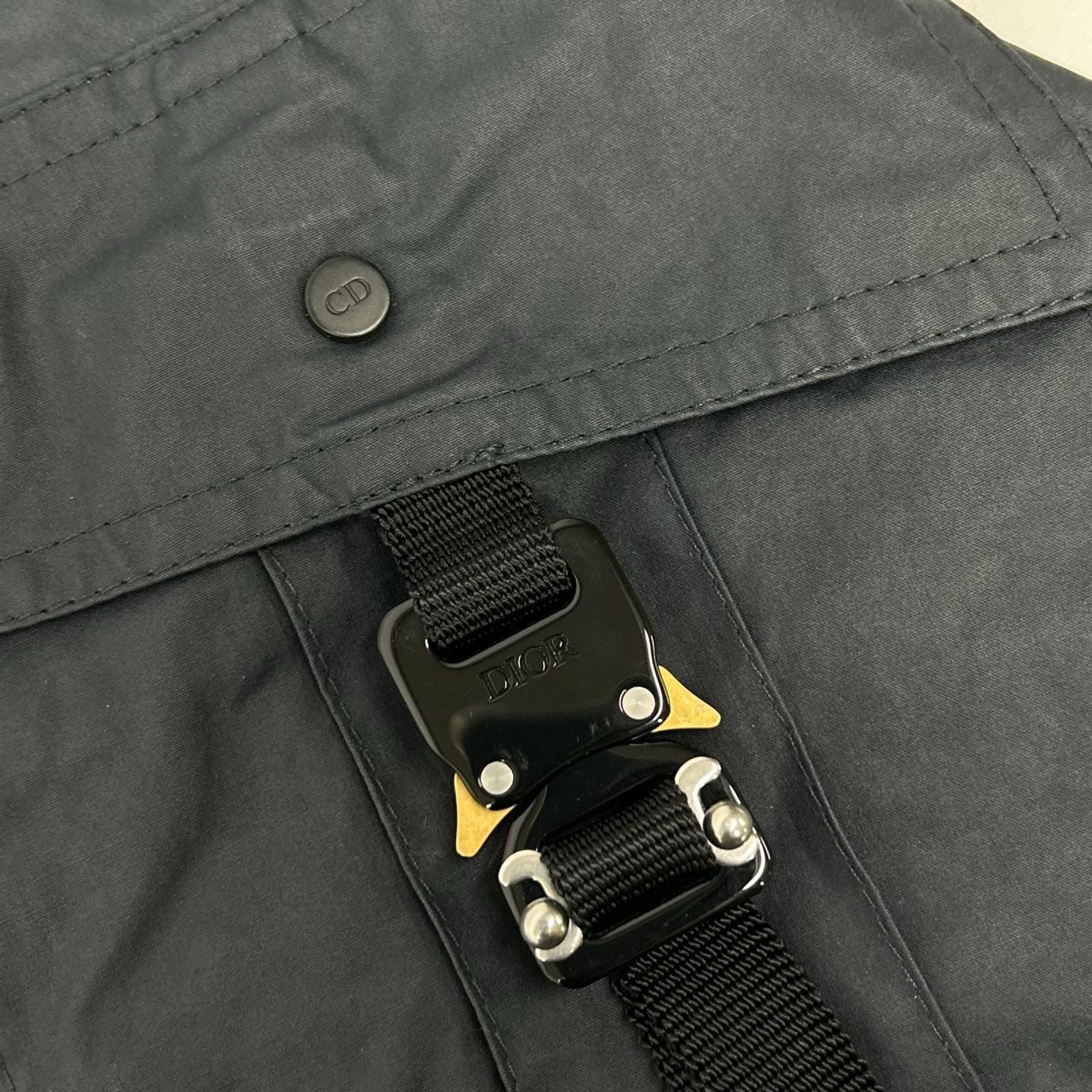 Dior Homme Roller Coat Star Buckle Cargo Pants Knee Patch Military Coated Cotton — view 8