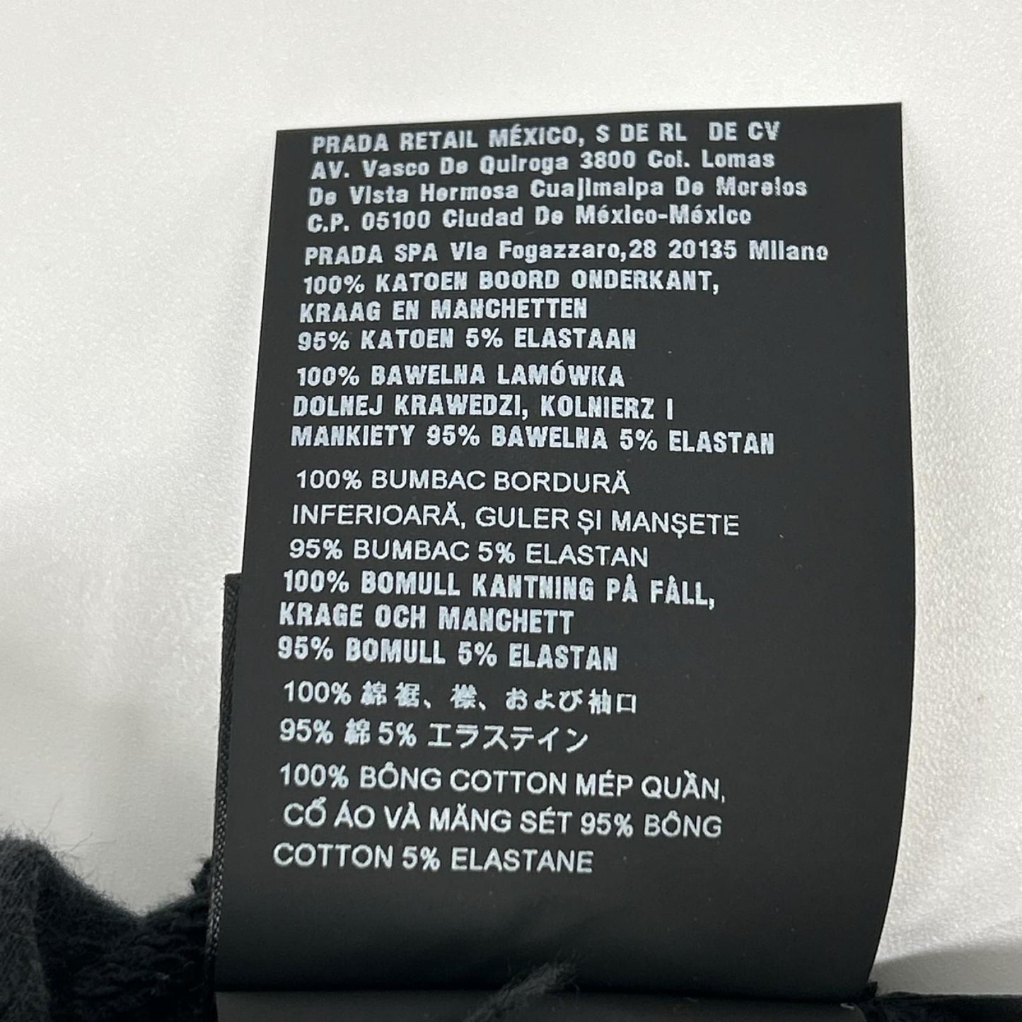 Prada Fleece Crew Neck Sweatshirt XS — view 5