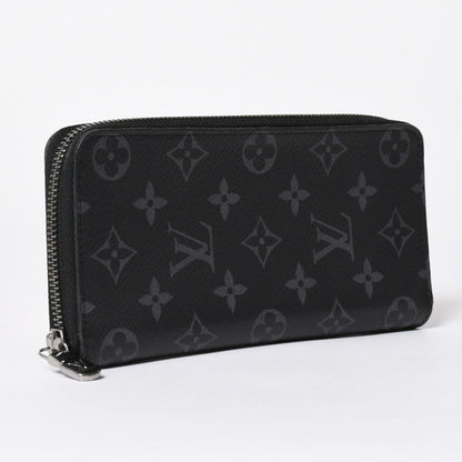 Louis Vuitton Zippy Wallet Vertical Monogram Eclipse Canvas Black Silver — view 3