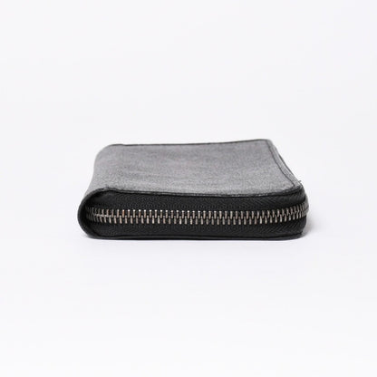 Louis Vuitton Zippy Wallet Vertical Monogram Eclipse Canvas Black Silver — view 4
