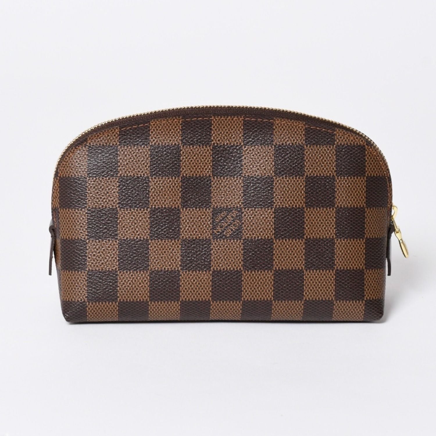 Louis Vuitton Pochette Dami Canvas Leather Ebene Handbag — view 2