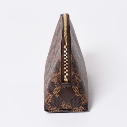Louis Vuitton Pochette Dami Canvas Leather Ebene Handbag — view 4