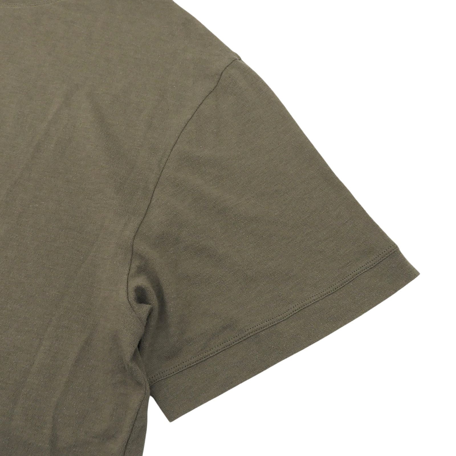 Loewe Paula's Ibiza Anagram Embroidery Short Sleeve T-Shirt Khaki XXL — view 5