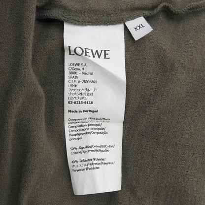 Loewe Paula's Ibiza Anagram Embroidery Short Sleeve T-Shirt Khaki XXL — view 7