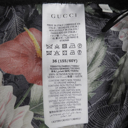 Gucci Silk 100% Logo Button Hawaiian Print Shorts Multi 36 — view 7