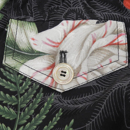 Gucci Silk 100% Logo Button Hawaiian Print Shorts Multi 36 — view 6