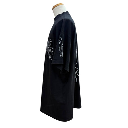 Balenciaga Darkwave Tee Cotton Distressed Oversized Short Sleeve T-Shirt — view 3