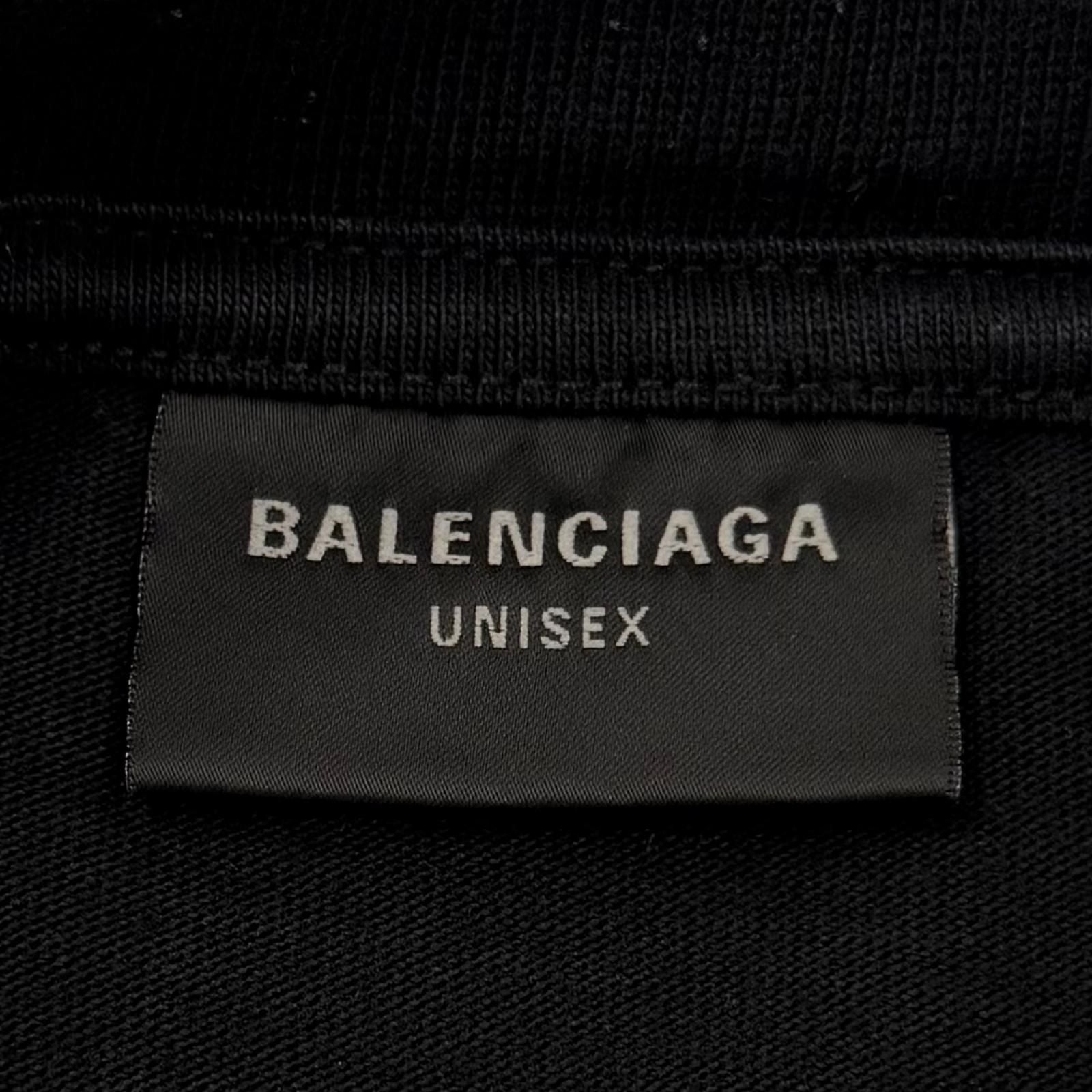 Balenciaga Darkwave Tee Cotton Distressed Oversized Short Sleeve T-Shirt — view 6