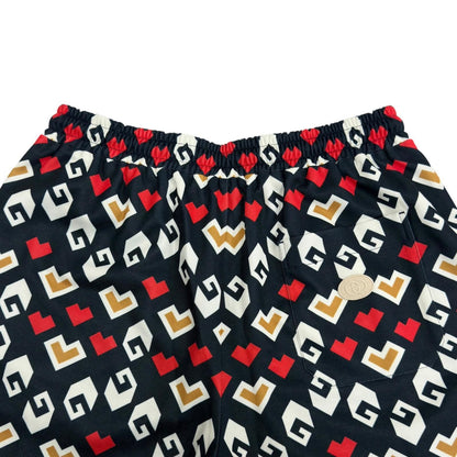 Gucci Square G Heart Print All Over Technical Jersey Shorts — view 4