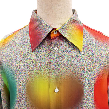 Louis Vuitton Silk 100% Logo Button Fantastic Imagination Long Sleeve Shirt — view 2