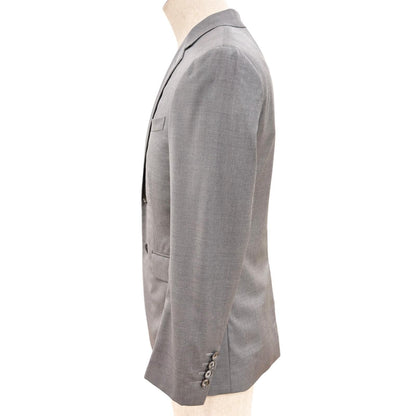 Dior Wool Silk Single Tailored Jacket Gray 42 — view 3