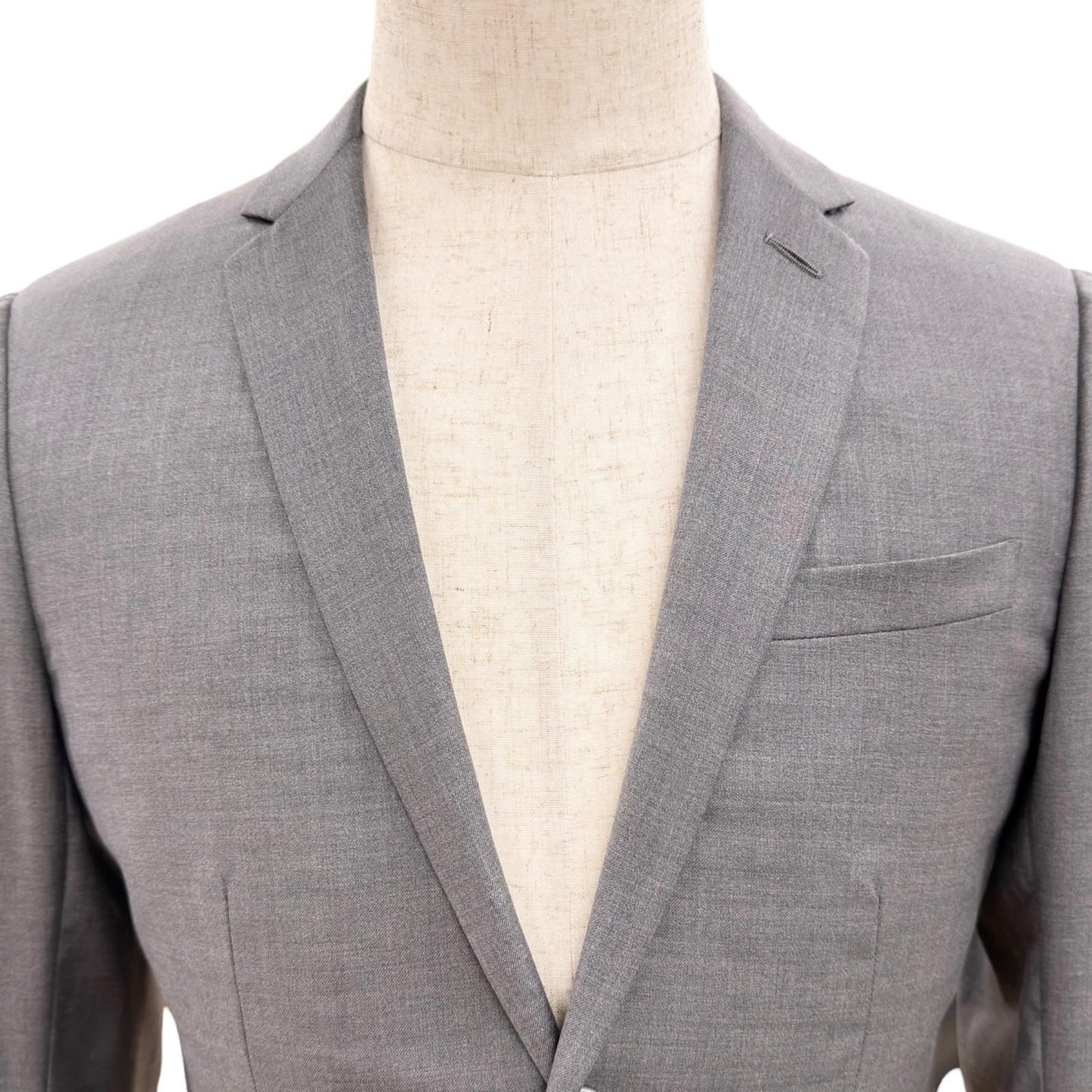 Dior Wool Silk Single Tailored Jacket Gray 42 — view 2