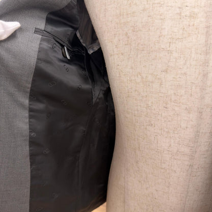 Dior Wool Silk Single Tailored Jacket Gray 42 — view 5