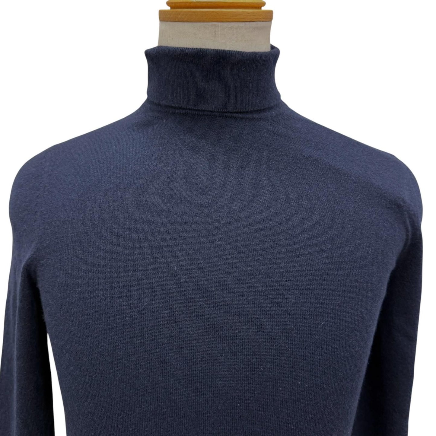 Gucci Cashmere 100% Web Stripe Turtleneck Lightweight Sweater XS — view 2