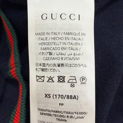 Gucci Cashmere 100% Web Stripe Turtleneck Lightweight Sweater XS — view 7