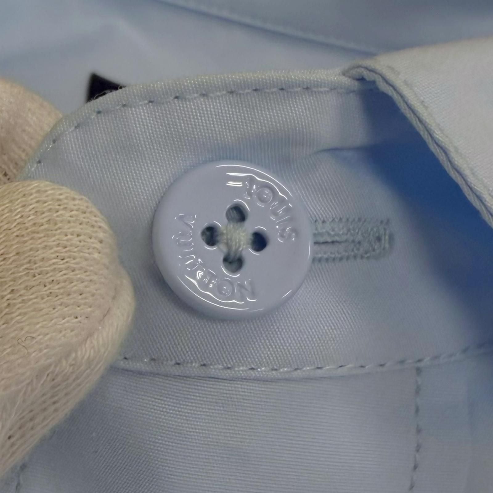 Louis Vuitton Monogram Flower Embroidery Short Sleeve Shirt — view 5