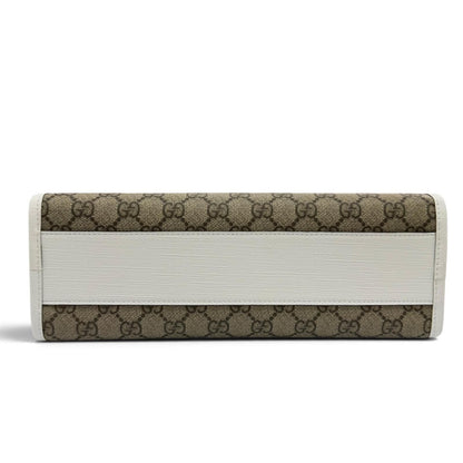 Gucci GG Supreme Children's Rubber Apple Tote Bag Beige White — view 5