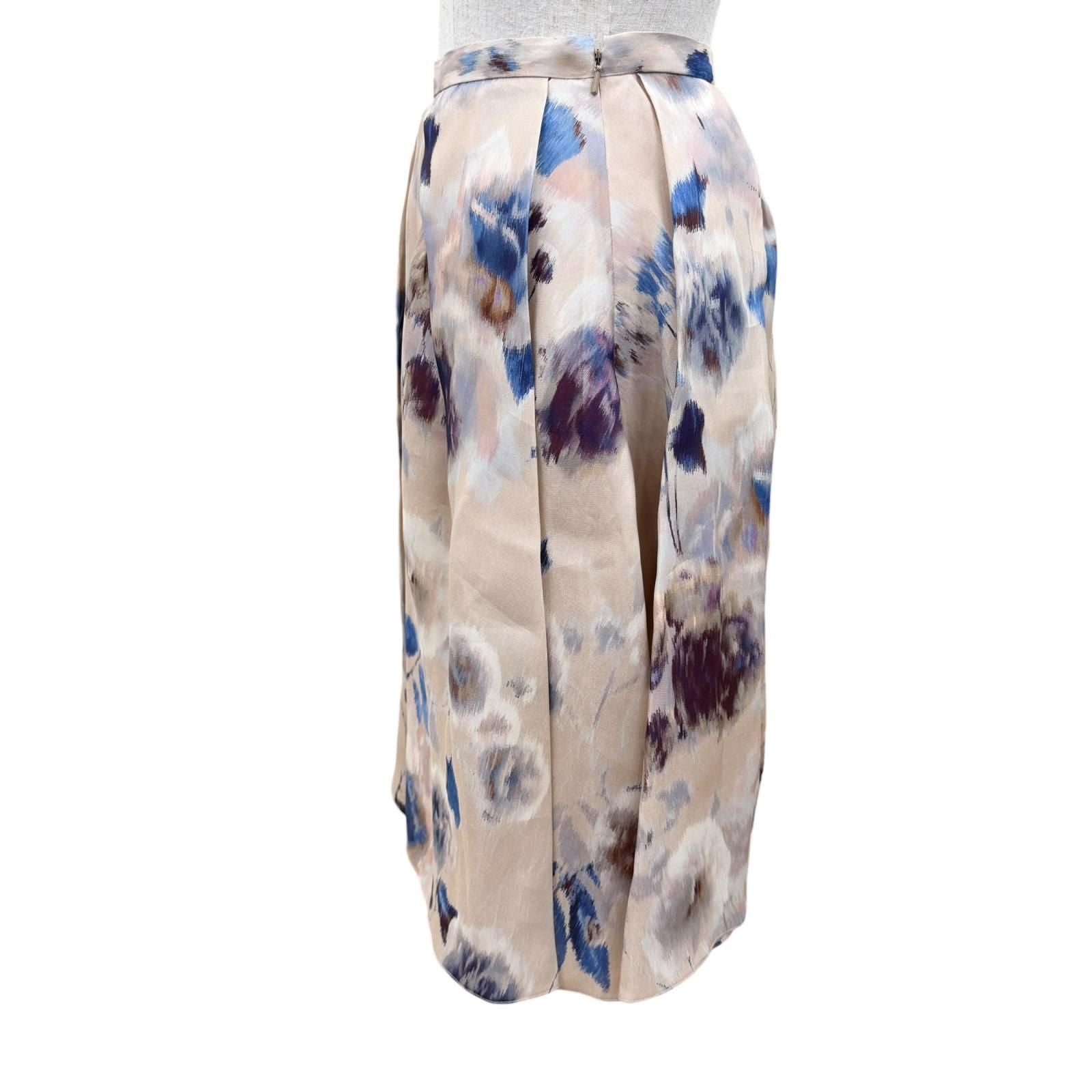 Dior Silk 100% Floral Design Skirt Multicolor 38 — view 3
