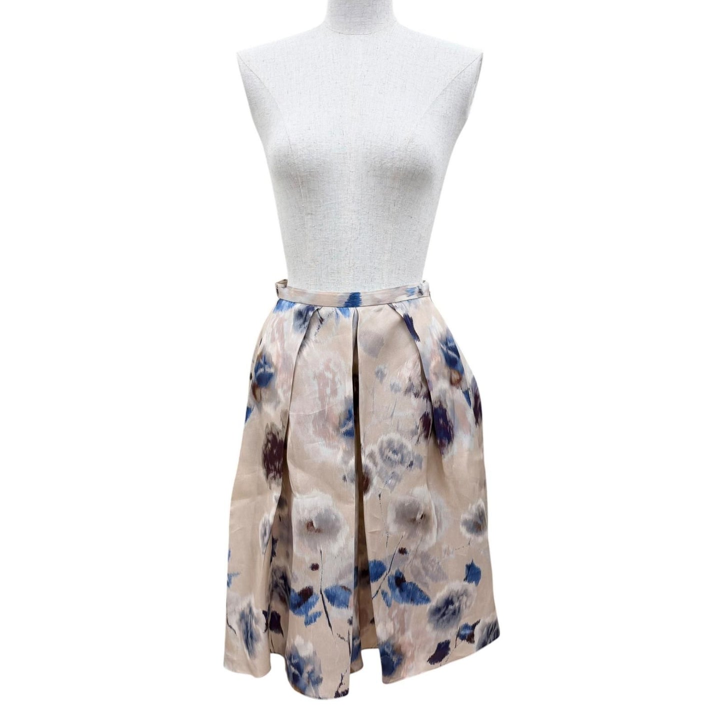 Dior Silk 100% Floral Design Skirt Multicolor 38 — view 2