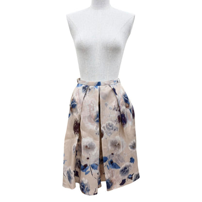 Dior Silk 100% Floral Design Skirt Multicolor 38 — view 2