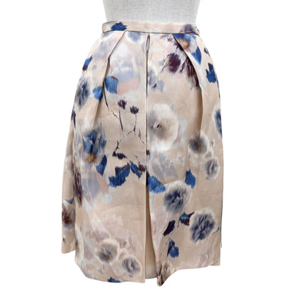 Dior Silk 100% Floral Design Skirt Multicolor 38 — view 4