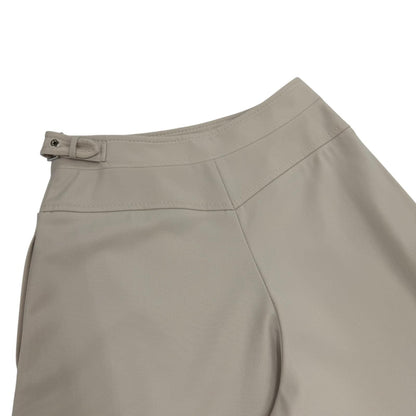 Hermes Virgin Wool Belt Design Culottes Pants Shorts Beige 36 — view 5