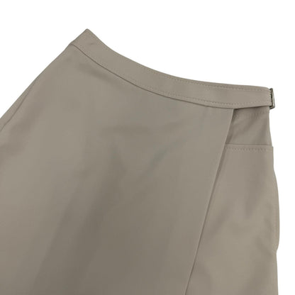 Hermes Virgin Wool Belt Design Culottes Pants Shorts Beige 36 — view 3