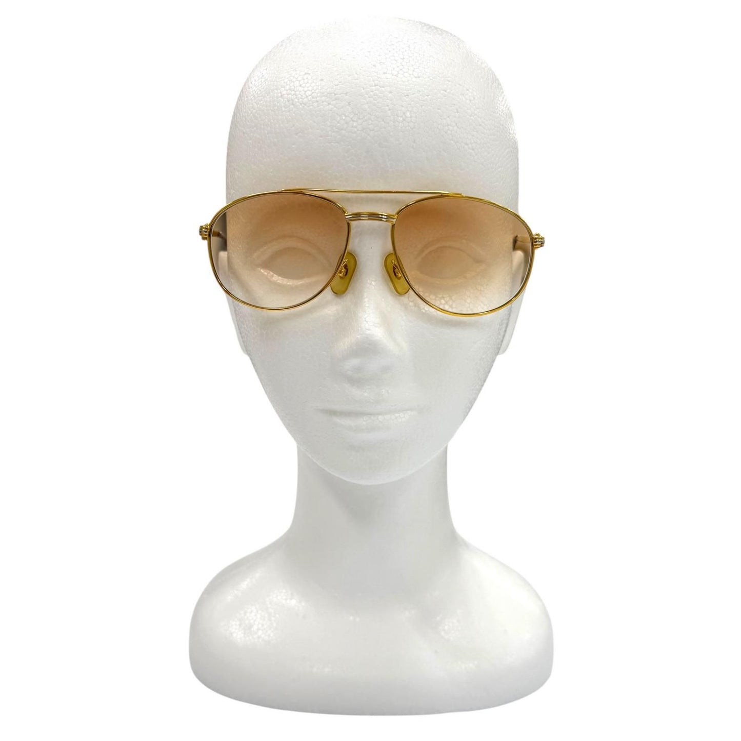 Cartier Vintage Trinity Two Bridge Teardrop Gradient Eyewear Sunglasses 54 16 — view 2