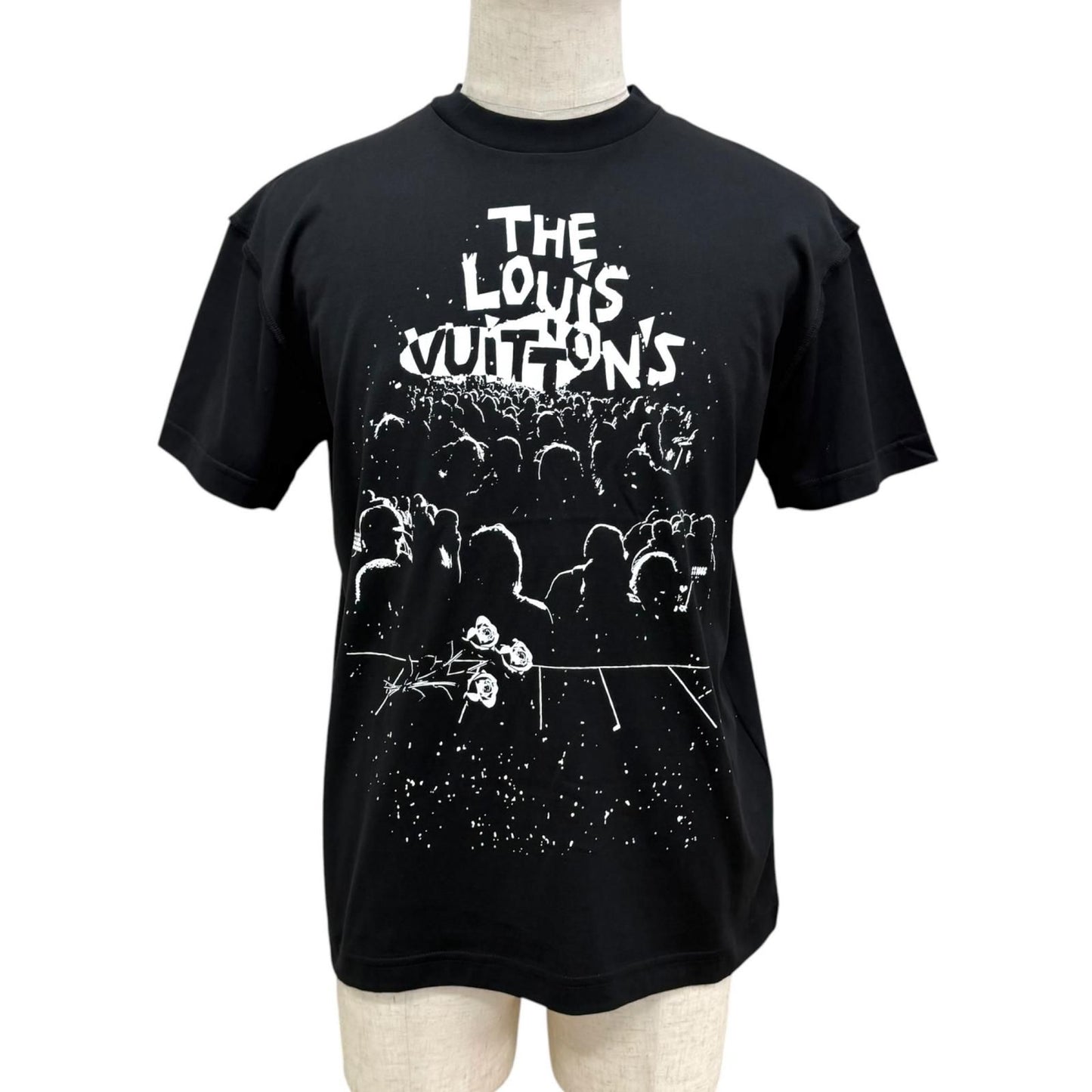 Louis Vuitton LV Concert Inside Out Short Sleeve T-Shirt Black XS