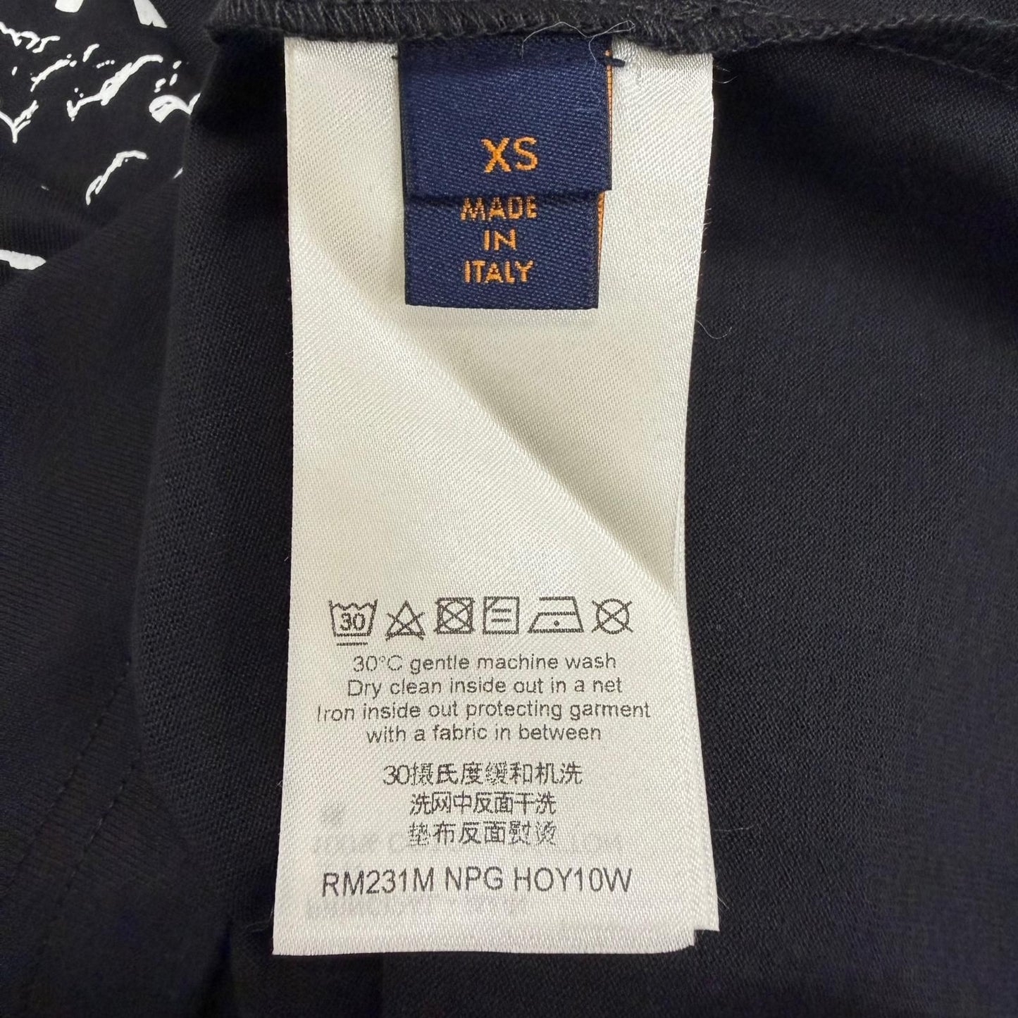 Louis Vuitton LV Concert Inside Out Short Sleeve T-Shirt Black XS — view 7