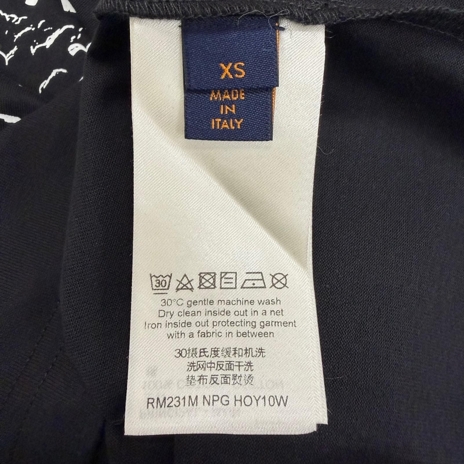 Louis Vuitton LV Concert Inside Out Short Sleeve T-Shirt Black XS — view 7