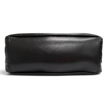 Balenciaga Monaco Leather Sling Bag One Handle Black Gold — view 6