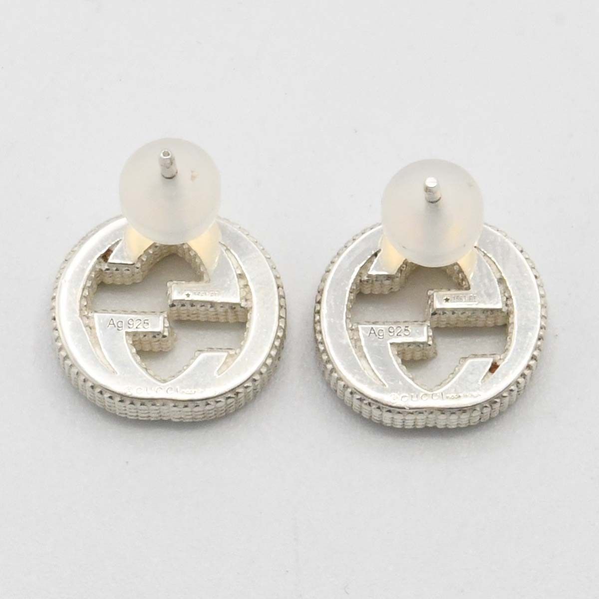 Gucci Earrings Interlocking G 925 Back Bag — view 7