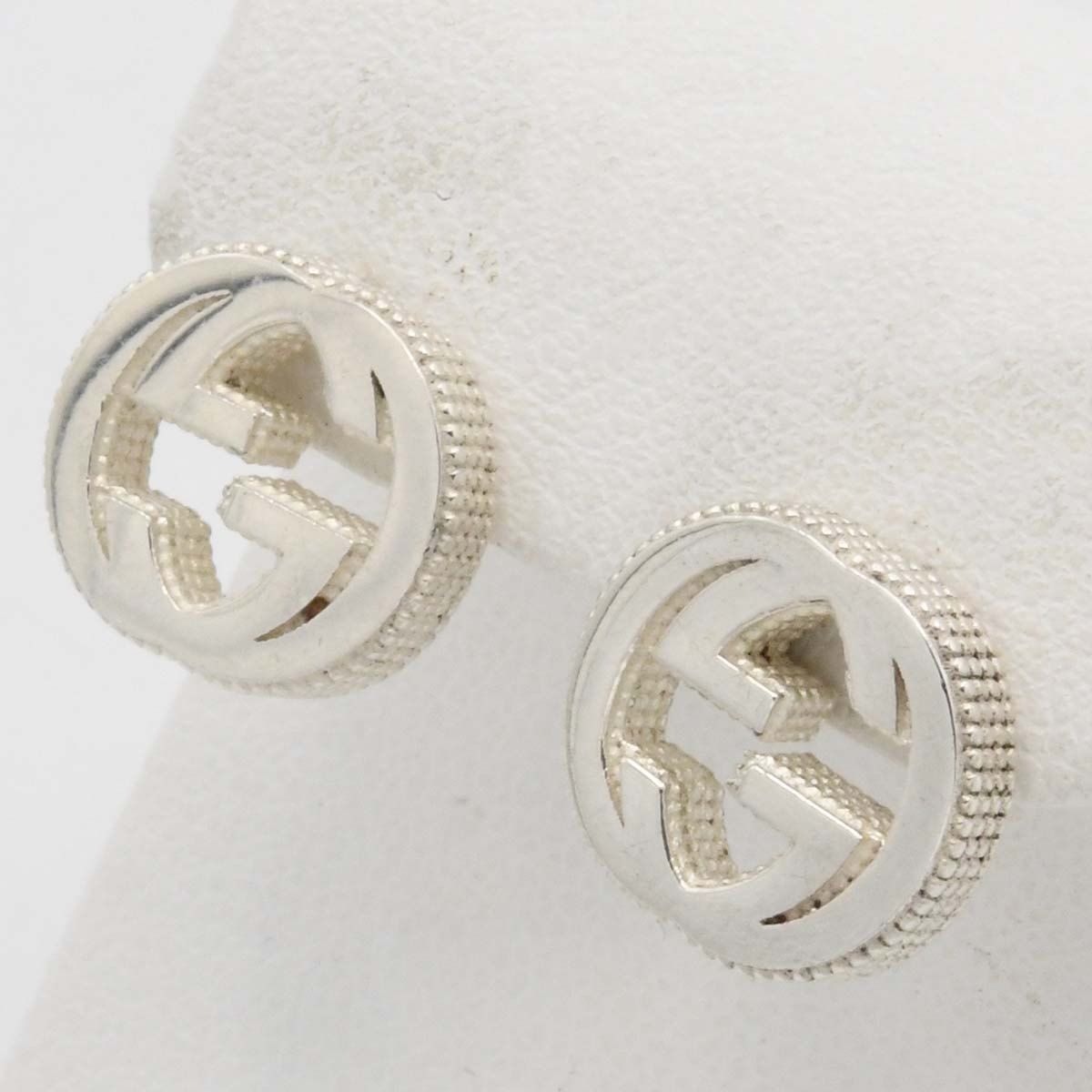 Gucci Earrings Interlocking G 925 Back Bag