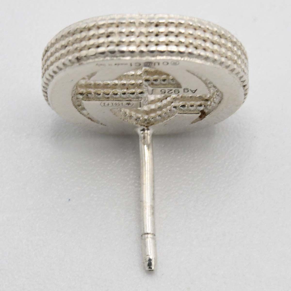 Gucci Earrings Interlocking G 925 Back Bag — view 3