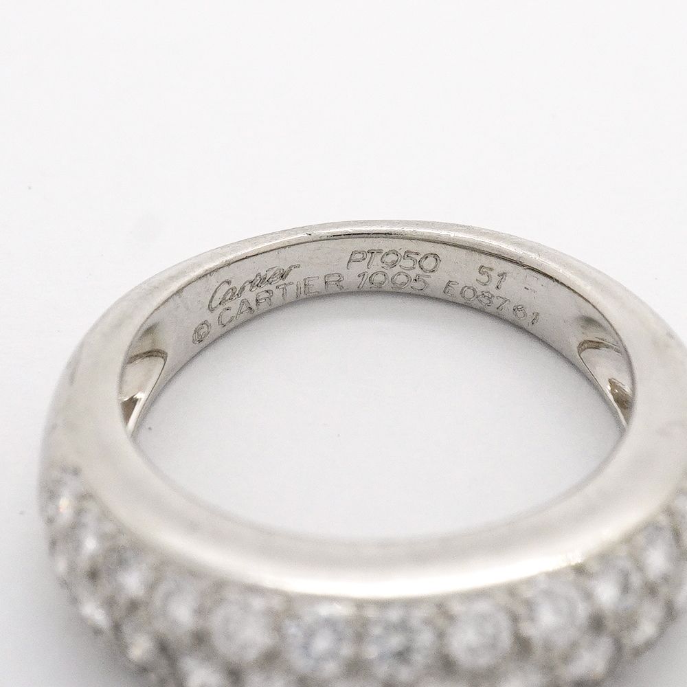 Cartier Ring Mimi Star Platinum Diamond — view 4