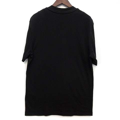Moncler Mock Neck Logo T-Shirt Short Sleeve Black — view 2