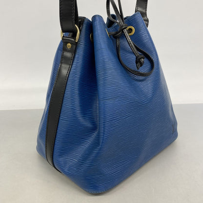 Louis Vuitton Shoulder Bag Epi Bicolor Petit Noir Toledo Blue — view 2